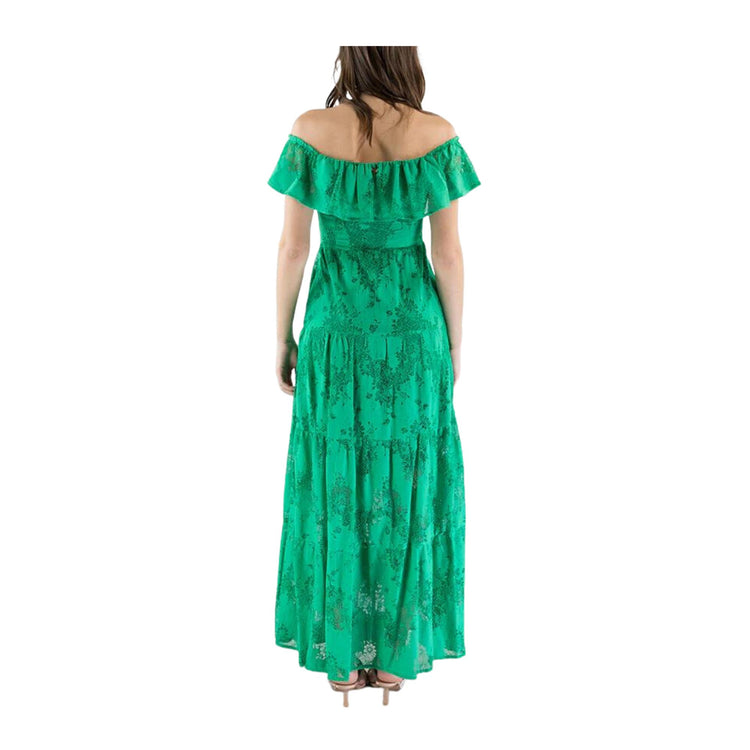 Long women's lace dress