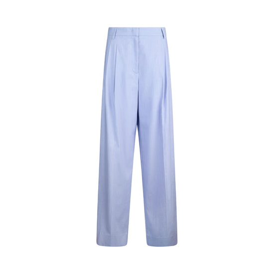 Pantaloni Donna a palazzo in lino e cotone