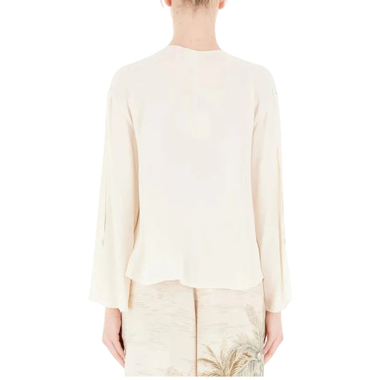 Blusa Donna in crêpe 