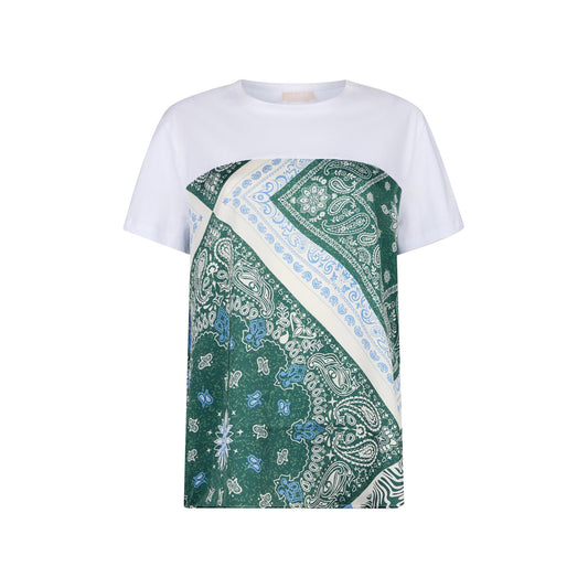 T-shirt Donna con dettaglio stampato Blu