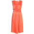 Abito Midi Donna in raso rosso