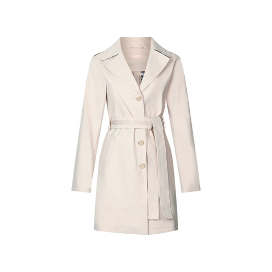 Trench Donna con cintura Beige