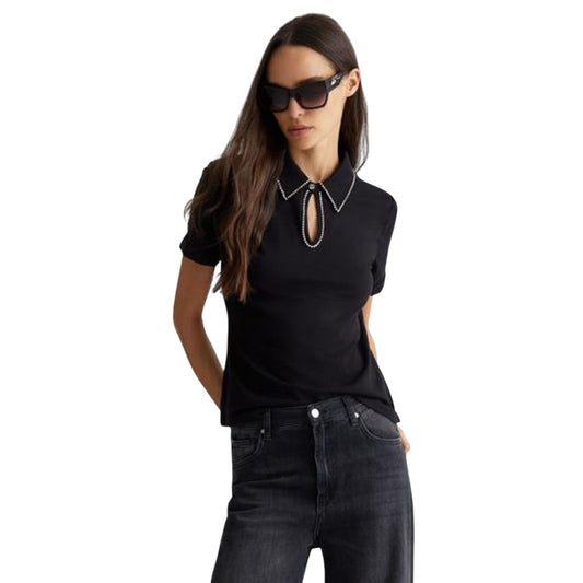 Polo Donna con scollo a goccia