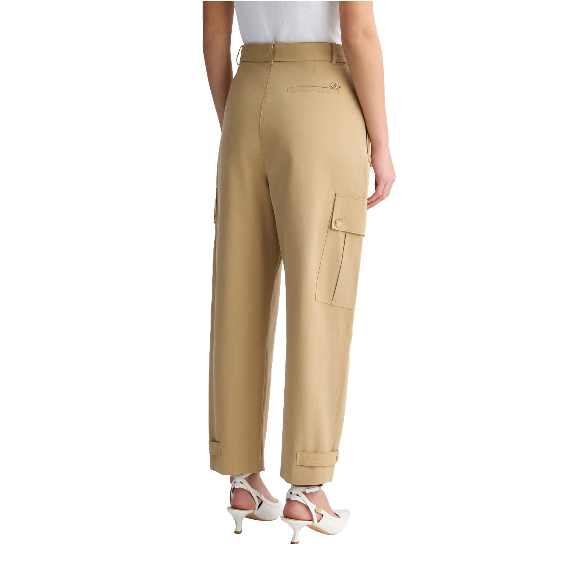 Pantaloni Donna cropped cargo Beige - Liu Jo | Martini 900