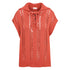 Maglia Donna in cotone crochet Rosso 