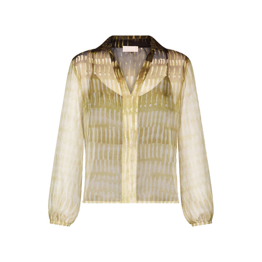 Blusa Donna in chiffon stampato