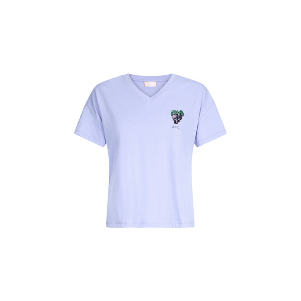 T-shirt viola da Donna con uva