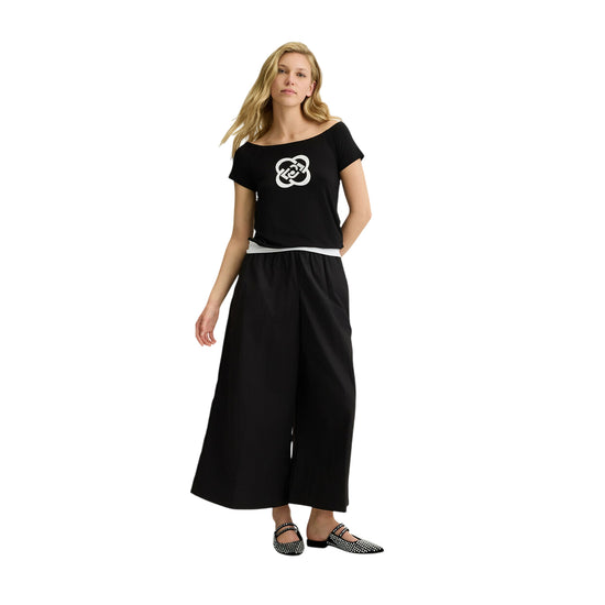 パンツ LIU JO Woman Pants Black WA5427T4433 22222 Sweatpants colour black | Liu Jo