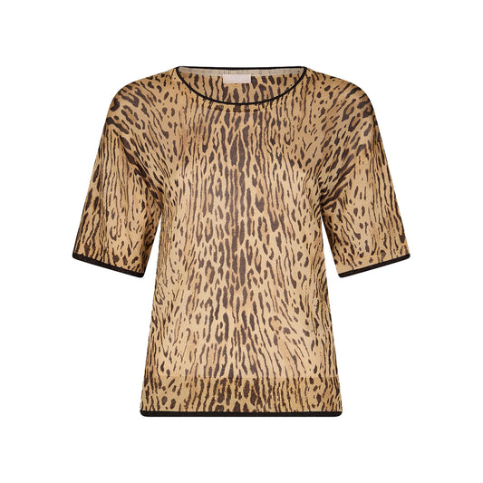 T-shirt animalier Donna in maglia