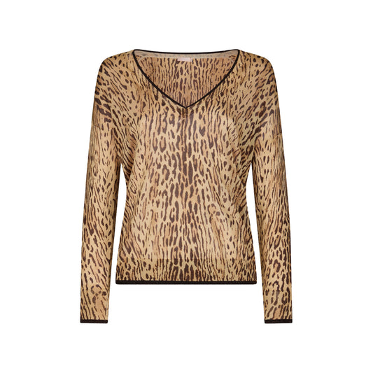 Maglia Donna con stampa animalier