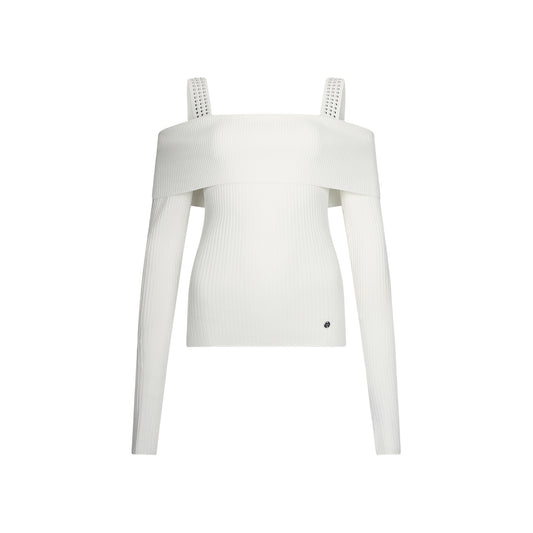 Maglia Donna modello off-shoulders Bianco