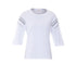 T-shirt Donna con applicazioni sulle maniche