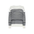 Maglia Donna a righe con borchie