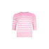 Maglia a righe Donna con gioielli Rosa