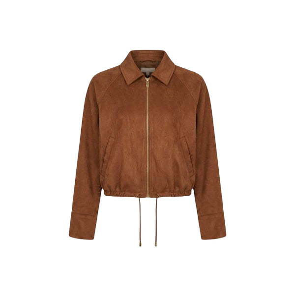 Giubbino Donna scamosciato marrone