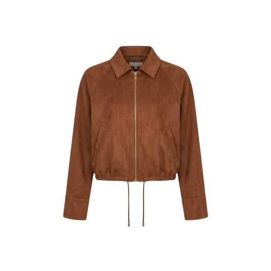 Giubbino Donna scamosciato marrone
