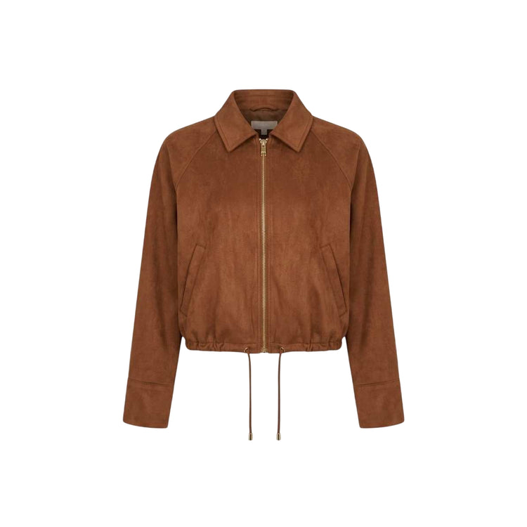 Giubbino Donna scamosciato marrone