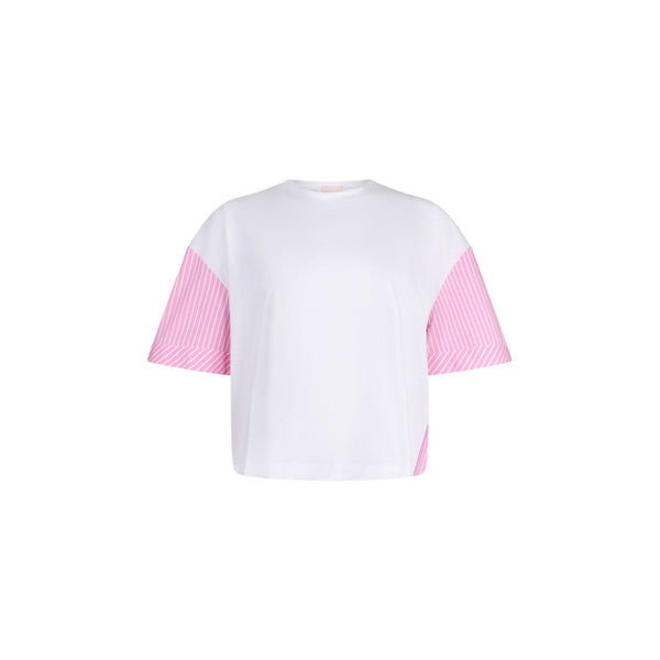 T-shirt Donna con inserti stampati