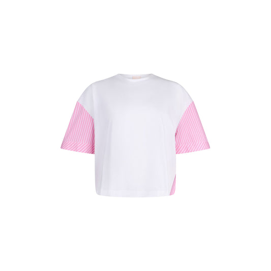 T-shirt Donna con inserti stampati