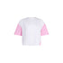 T-shirt Donna con inserti stampati