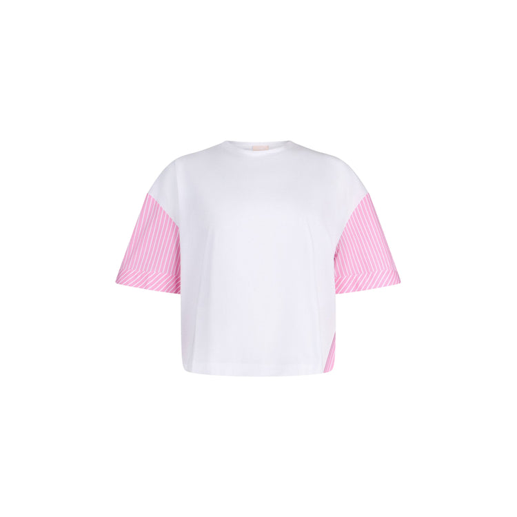 T-shirt Donna con inserti stampati