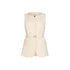 Gilet Donna con cintura sur ton in vita