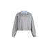 Felpa Donna con colletto Oxford rimovibile