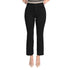 Pantalone cropped Donna con bottoni Nero modella frontale