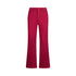 Pantalone Donna Rosso, a vita alta, con bottoni