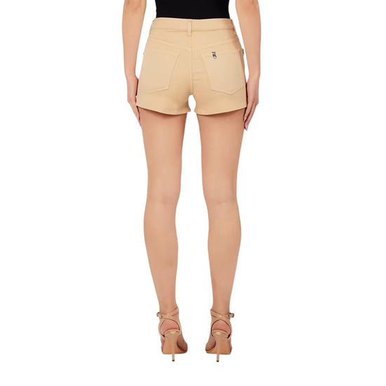 Shorts Donna in cotone, con tasche decorate