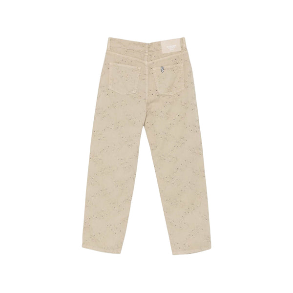 Pantalone Donna cinque tasche, con ricami all over