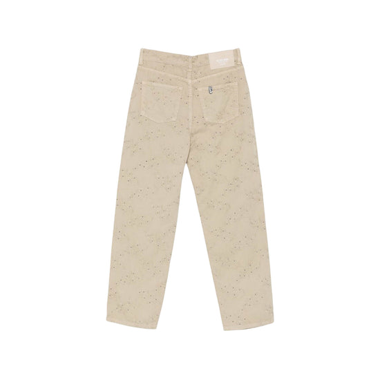 Pantalone Donna cinque tasche, con ricami all over