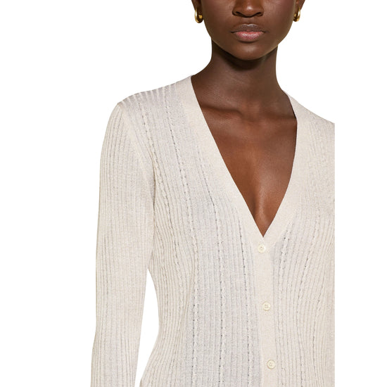 Cardigan Donna in maglia con bottoni dettaglio