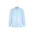 Camicia Donna con motivo vichy celeste
