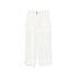 Pantalone Donna ampio, con tasche a filo e due bottoni
