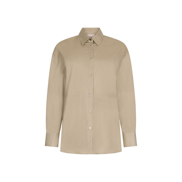 Camicia Donna con maniche ampie e coulisse in vita