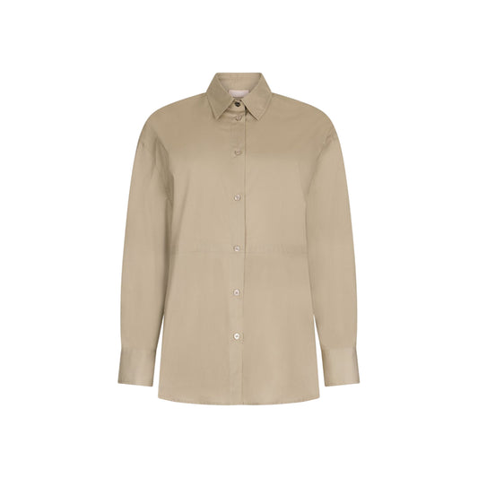 Camicia Donna con maniche ampie e coulisse in vita