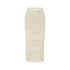 Gonna midi Donna in crochet Bianco
