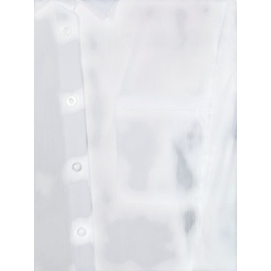 Camicia bianca con maniche a tre quarti 