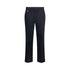Pantaloni chino blu in raso stretch
