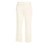 Pantalone chino in raso stretch panna