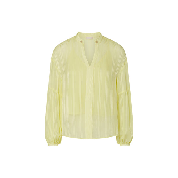 Blusa Donna Gialla con catenina gioiello