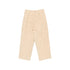 Pantalone Donna Beige, con pinces, ricami e strass