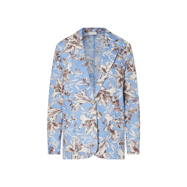 Giacca Donna con stampa floreale all over