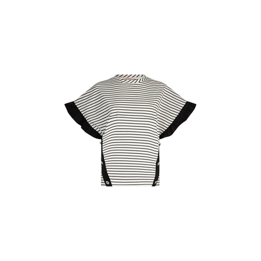 Maglietta a maniche corte con volant