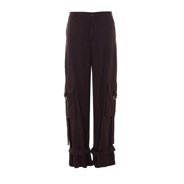 Pantalone fluido Donna con tasche cargo