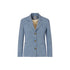 Blazer elegante Donna in tessuto melange Azzurro