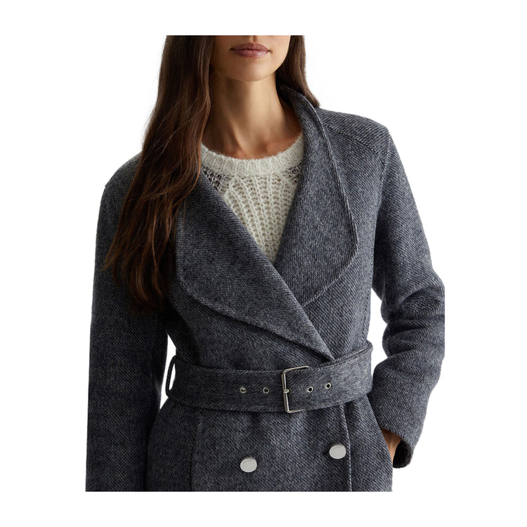 Cappotto Donna in misto lana doppiopetto