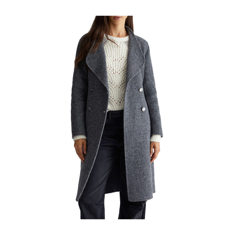 Cappotto Donna in misto lana doppiopetto