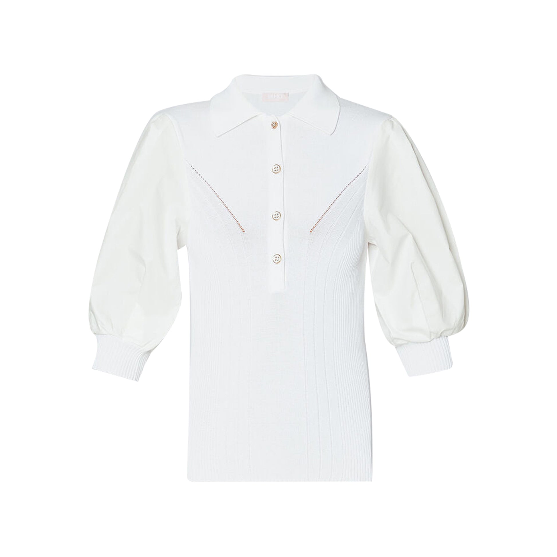 Polo Donna in maglia Bianco